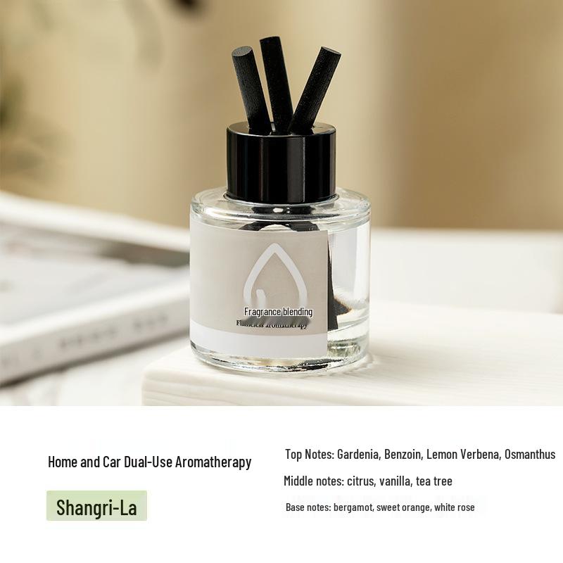 Niche Aromatherapy Car Freshener: High-End Interior Ornament with Long-Lasting Light Fragrance and Odor Removal.