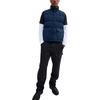 Coach Solid Color Single-Breasted Stand Collar Sleeveless Down Jacket Men Outerwear Navy-Blue CT728-WAE