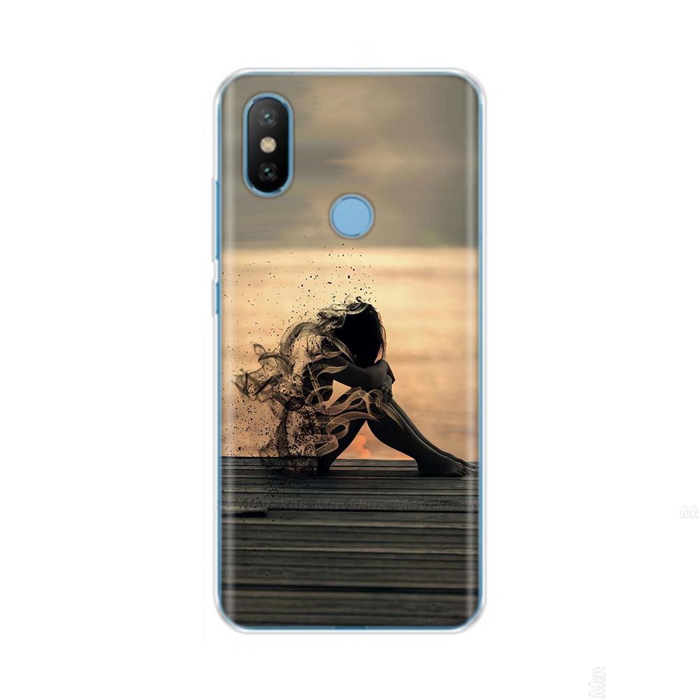 For Xiaomi Mi A2 Case Cover for Xiaomi Mi A2 Lite Transparent TPU Silicone Phone Case on Xiomi MiA2 MiA Mi A 2 lite Fundas Coque