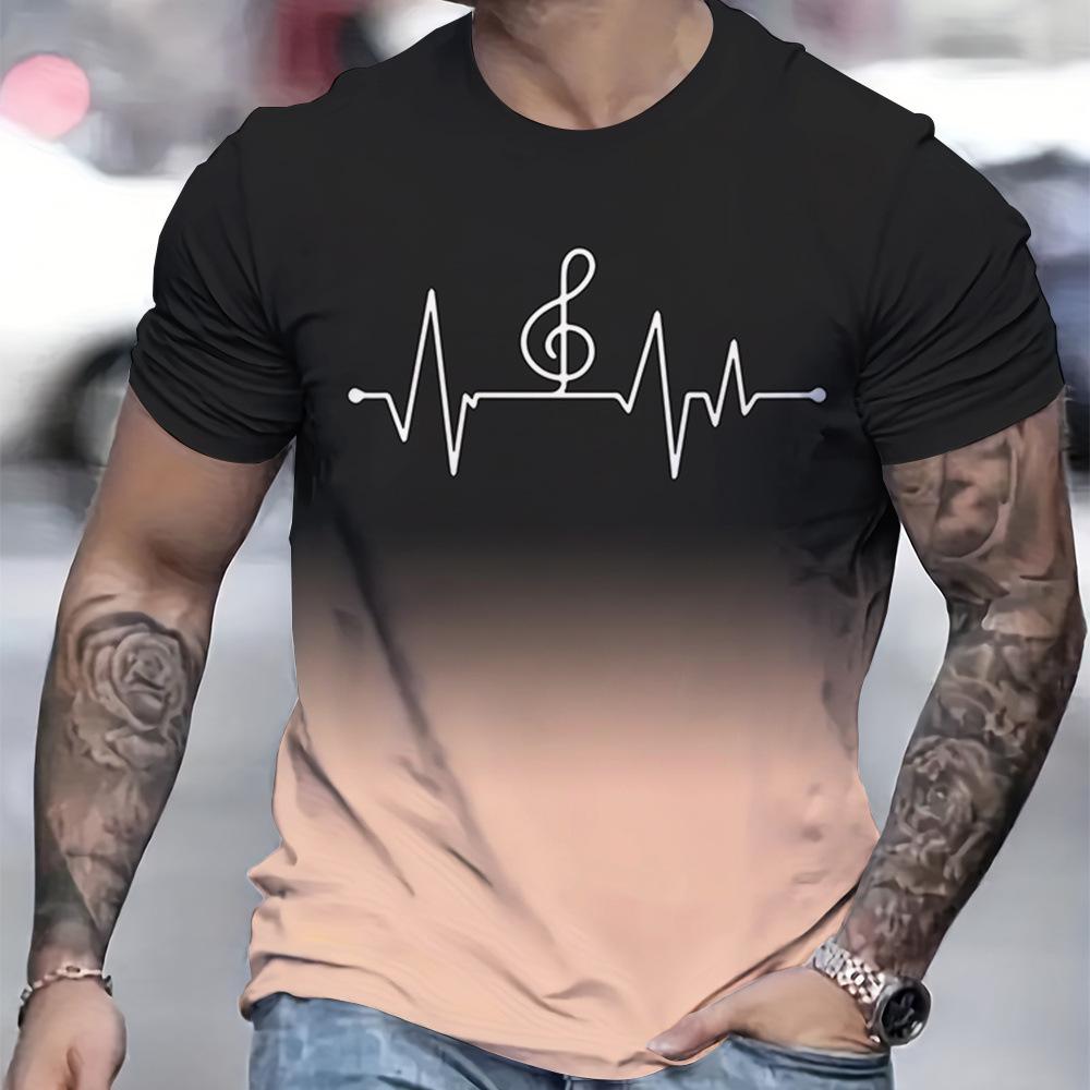 Summer Fashion Short Sleeve T-Shirt 3D Print Tee