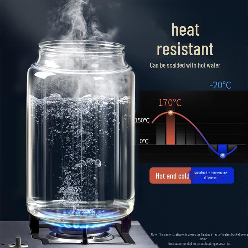 Jingqingfu Glass Brewing Jar with Stainless Steel Tap