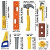 10/20/30pcs Plastic Simulation Maintenance Tool Set Simulation Hammer Safe Design Construction Toy Set Mini Size