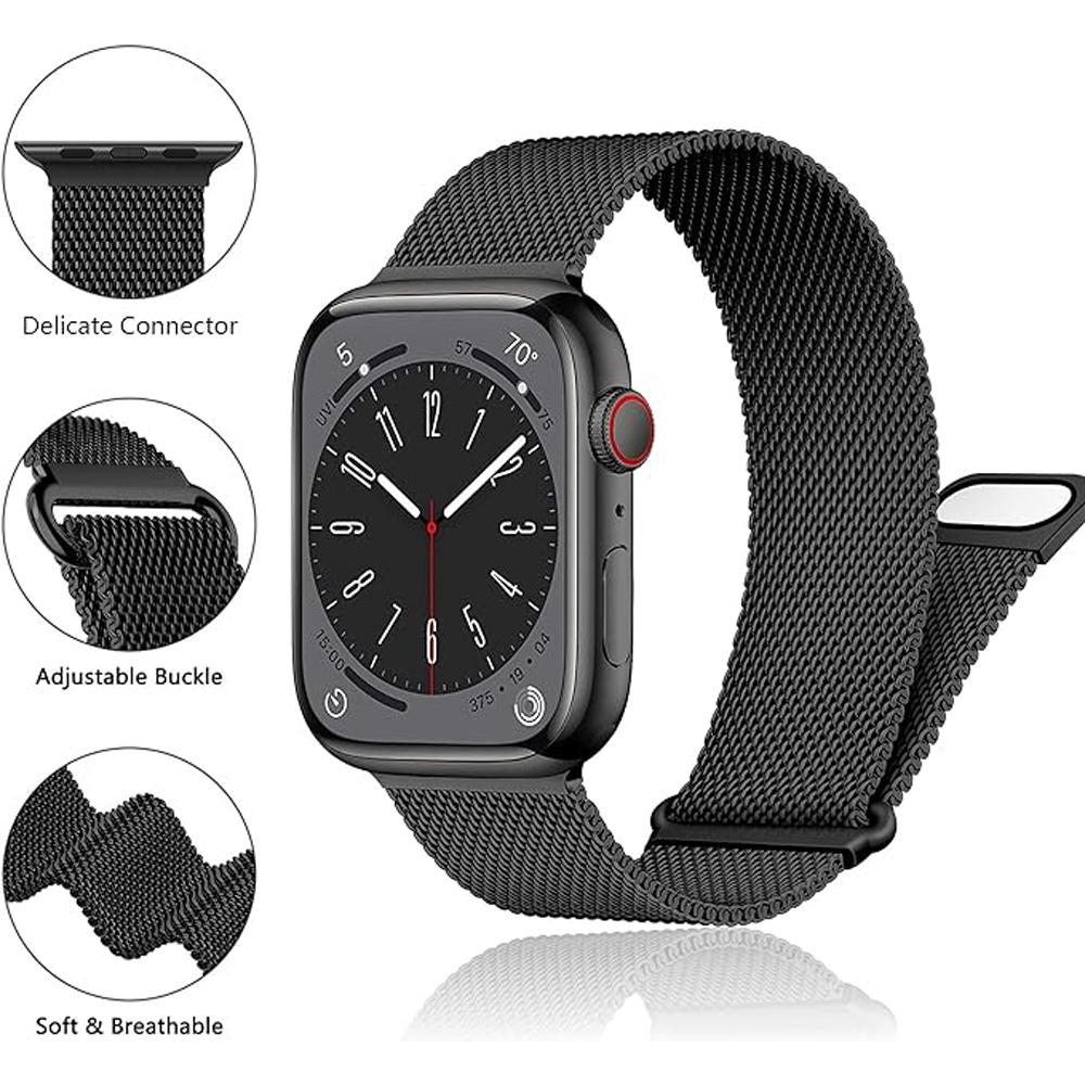 Magnetic Strap for Apple watch band series 9 8 7 6 5 4 3 SE Ultra 45mm 44mm 49mm 38 42mm 41mm 40mm correa bracelet iWatch bands