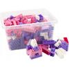 Tupiko Color Plastic Constructor for Girls Purple, 300 Parts