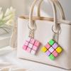 Stress Relief Fidget Button Keychain Pendant Bag Key Decor Unique Fidget Clicker Toy  Sensory Play