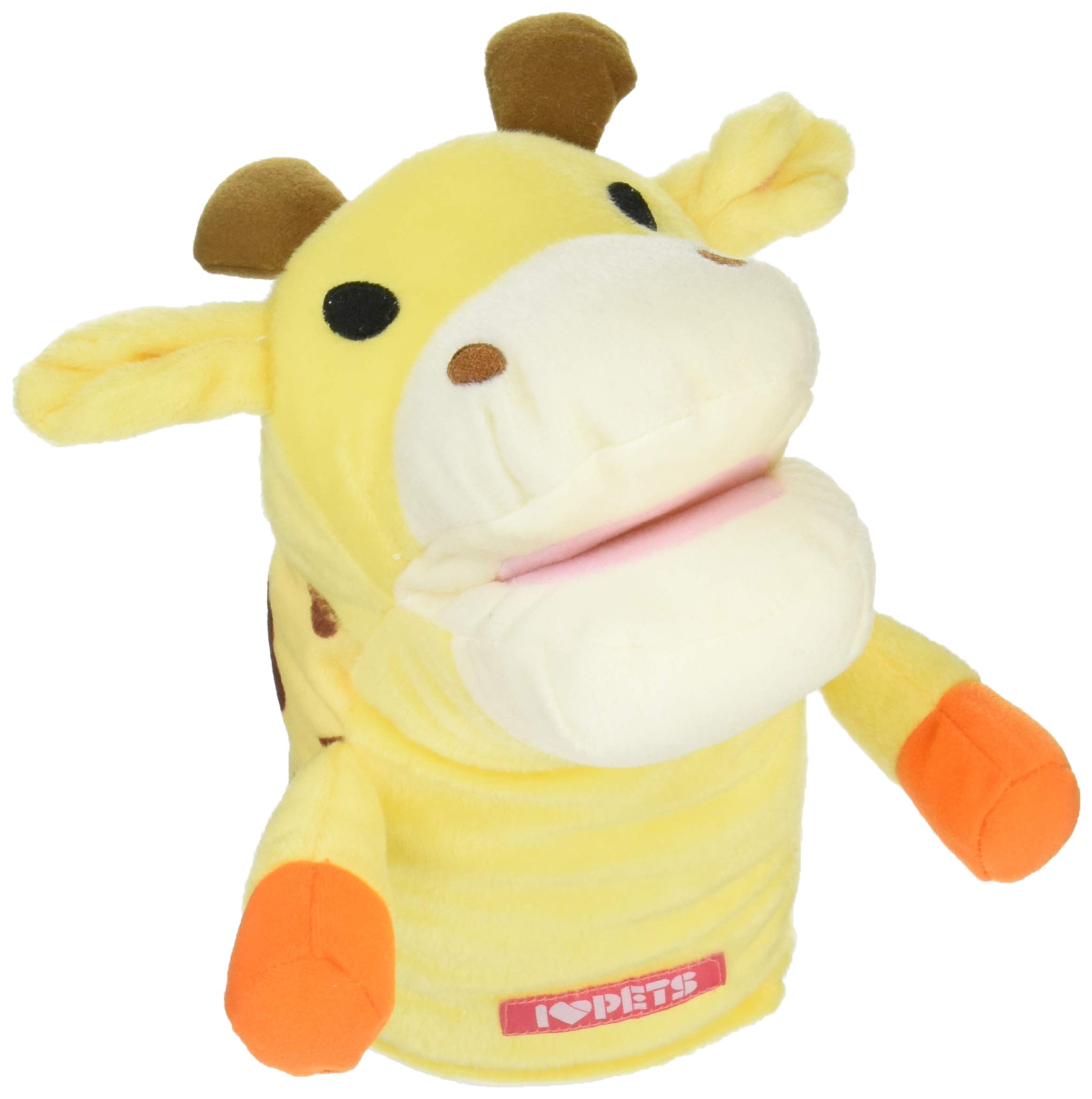 

Bonbi Alcon Dog Toy Animal Mitten HAPPY ZOO Giraffe жёлтый