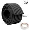 W Shaped Edge Bumper Strip Thick Soft High Elastic Cushion Self Adhesive for Baby Home Furniture Safety Protection