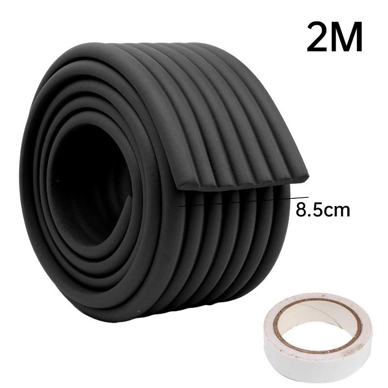 W Shaped Edge Bumper Strip Thick Soft High Elastic Cushion Self Adhesive for Baby Home Furniture Safety Protection