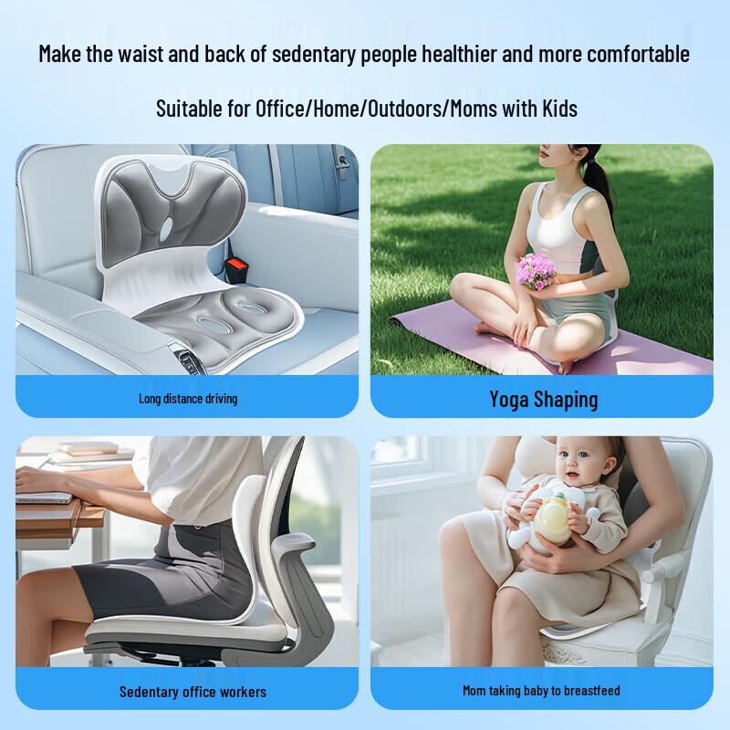 Churong Ergonomic Lumbar Support Cushion for Office Chairs