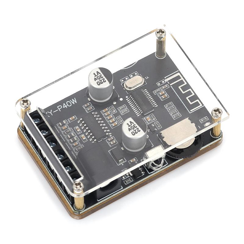 XY-P40W Bluetooth 5.0 stereo audio power amplifier board 40Wx2 Bluetooth receiver DC 12/24V supply