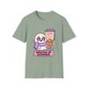 Unisex Softstyle T-Shirt Pouty Ghost  Fall Forever Calendar Funny Halloween
