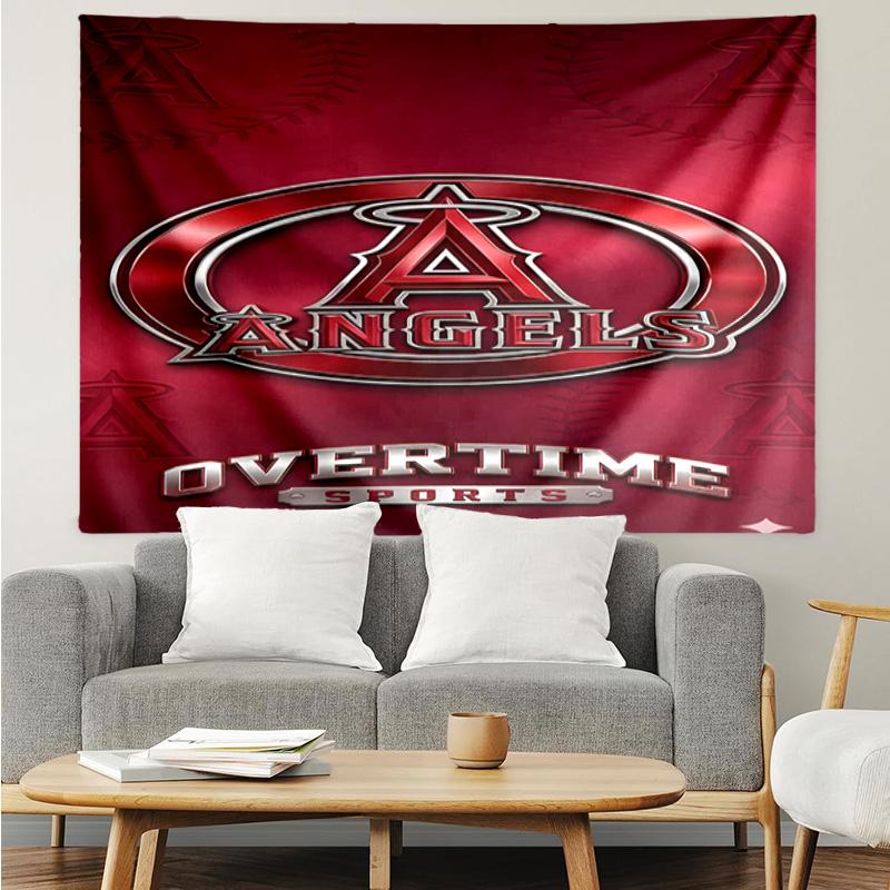 Anaheim Braves Graffiti Art Quick-Dry Tapestry Hanging for Bedroom,Livingroom, Playroom,Decor Art Room Wall Tapestry Holiday and Birthday Gifts