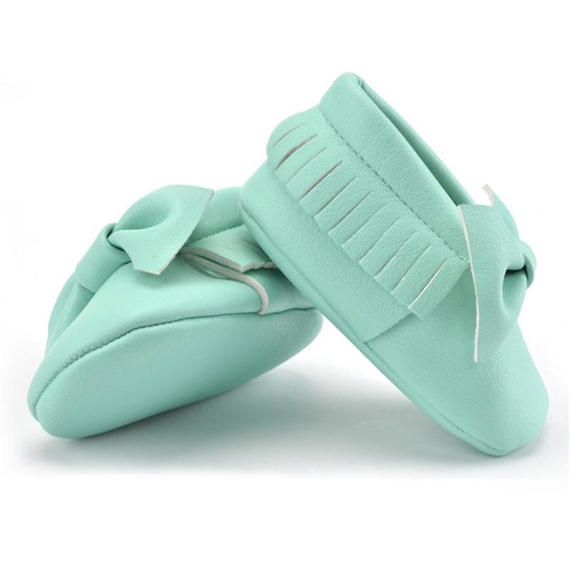 Baby Girls Shoes First Walkers Newborn PU Leather Baby Moccasins Soft Boy Girl Fringe Soft Soled Non-slip Footwear Shoes