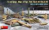 MiniArt Scale WWII German High and Molded Charge Ammunition Case Plastic Model MA35375 1/35 KwK.40 (Stu.K.40) Explosive, Smoke, Armor-Piercing,