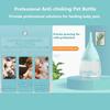 Silicone Cat Feeding Bottle Anti Choking Bite Resistant Pet Nursing Bottle 40ml Detachable Lid Kitten Feeder