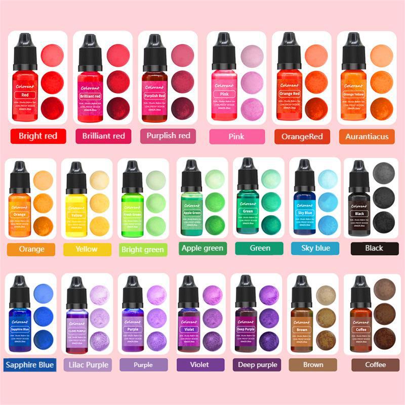 20-Color High Concentration Scented Candle & Soap Dye Kit for Soy Wax and Paraffin