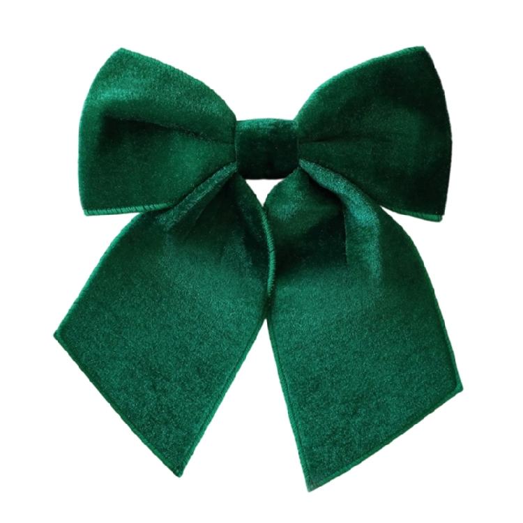 Velvets Christmas Bows Decoration For Indoor Festives Display And Gifts Easy To Hanging Bowknot Pendant for Tree Window