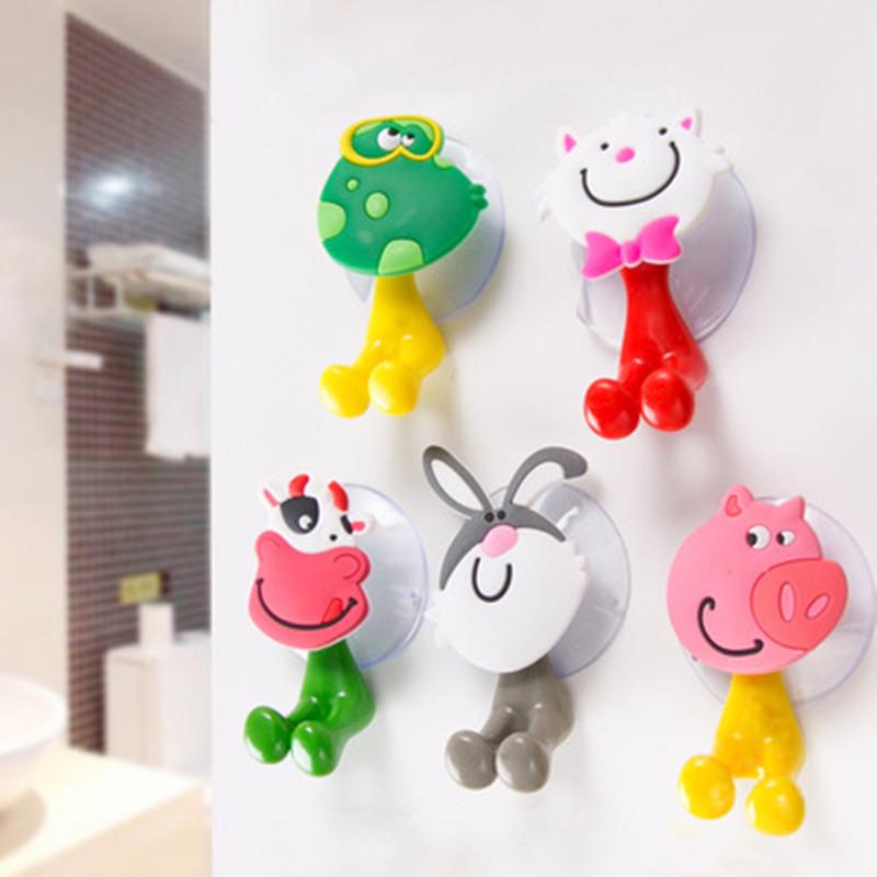 Creative Animal Cartoon Suction Cup Toothbrush Holder - Multiple Styles Available