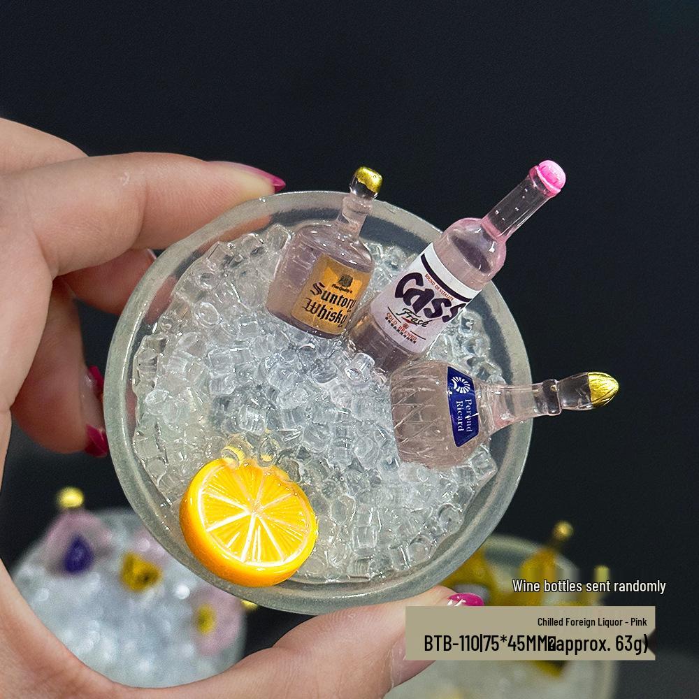 3D Chinese Style Food Magnet: Lobster & Noodles Hot Pot with Mantis Shrimp Sticker