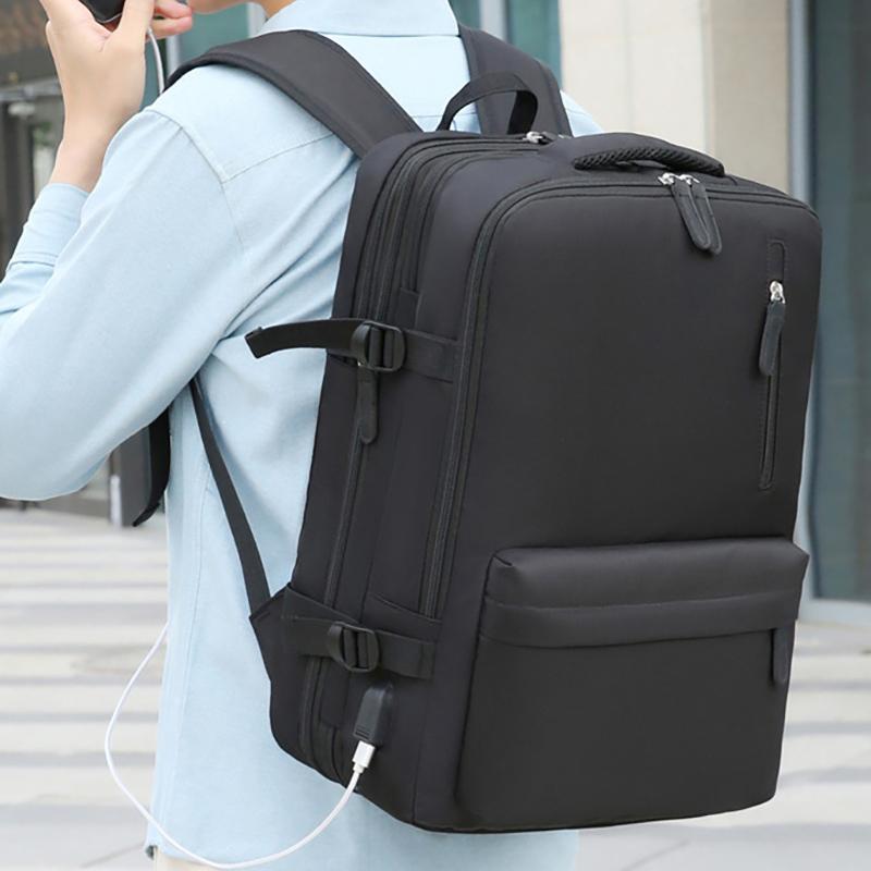 2025 New Waterproof Travel Backpack Large-Capacity Multi-Functional USB Computer Business Bag Macaron Backpack Lightweight Expandable Schoolbag