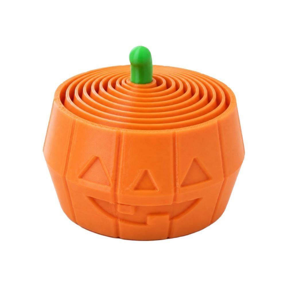 Halloween Theme Retractable Pumpkin Fidget Toy Funny 3D Printed Pumpkin Toy  Kids Gift