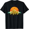 Sunset Wild Reptile Animal Wildlife Indonesia Komodo Dragon T-Shirt