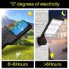 Solar Street Lights Outdoor Solar Lamp With 3 Light Mode Waterproof Motion Sensor Security Lighting for Garden Patio Path Yard