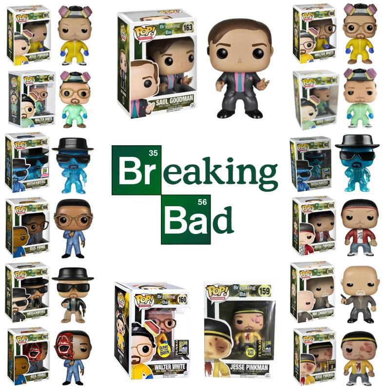 Funko Pop Breaking Bad Collectible Figure Saul White Model Toy 10cm Height