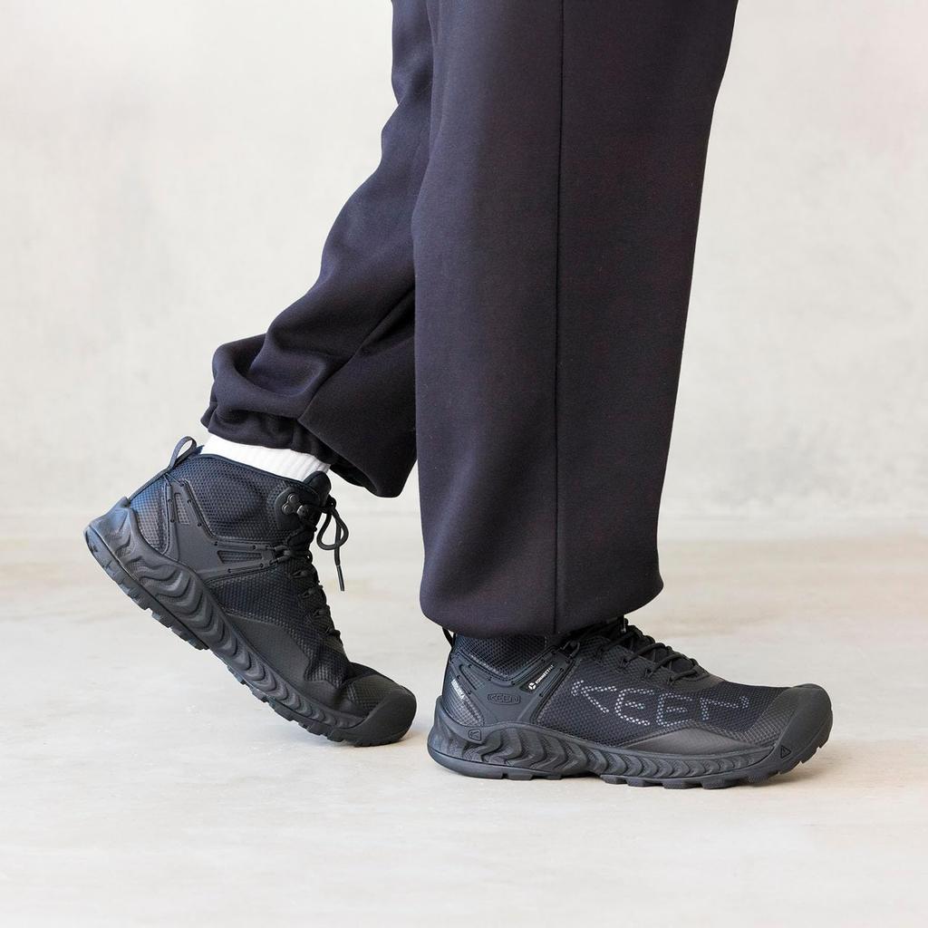 [KEEN] NXIS EVO MID WP Waterproof, Slip-Resistant, Cushioned, Breathable Hiking, Trekking 27.5cm