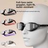 Detachable Nosepiece Swimming Goggles Waterproof Anti-fog Swim Eyewear Anti-UV Swim Glasses  Women