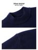 Herren Pullover aus einfarbiger Wolle - Herbst/Winter Halber Rollkragen Lässiger Baselayer