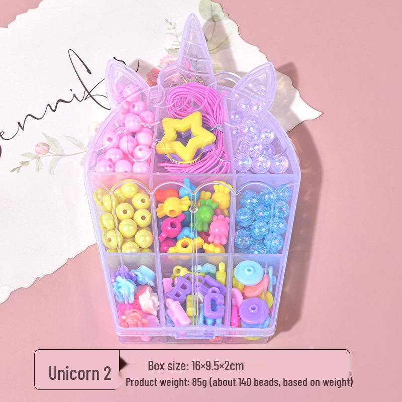 Jouets en perles faits à la main: Kit de Bijoux pour Filles DIY avec Bracelets et Colliers Puzzles Créatifs