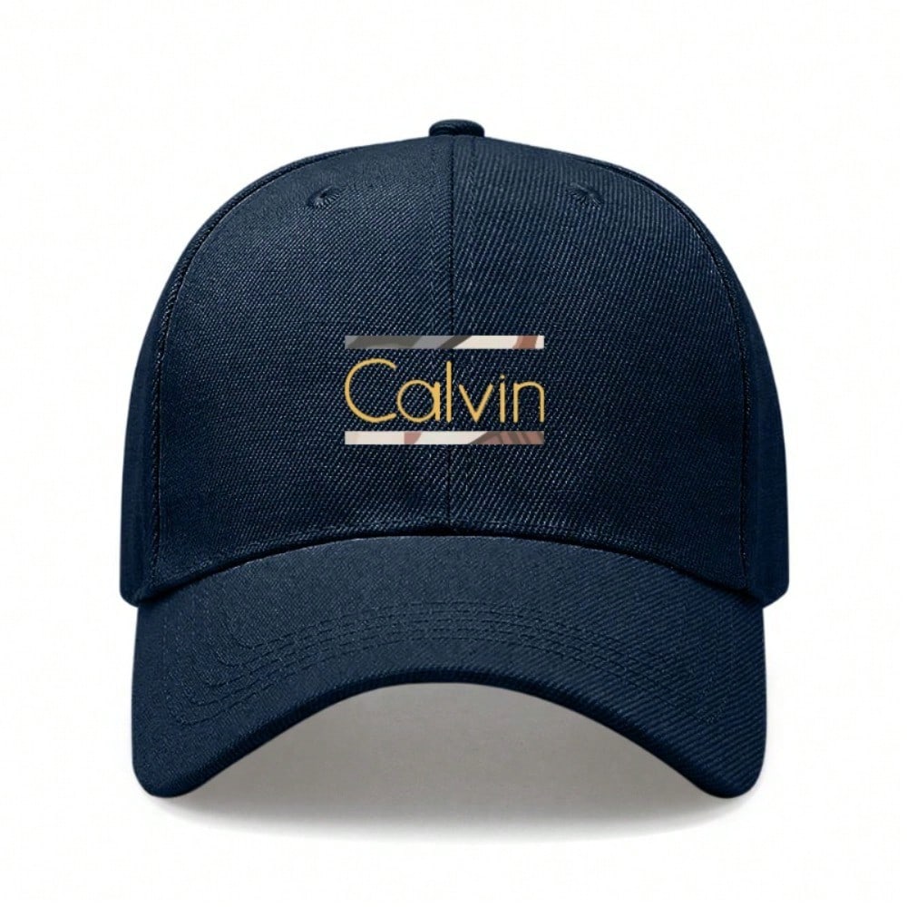 Cappellino da Baseball Calvin Minimalista - Unisex Leggero Traspirante Poliestere Regolabile Casual Moda Cappellino da Baseball Per Sport all'Aperto Passeggiate in Città
