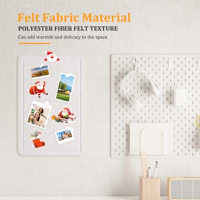 2Pcs Bulletin Board Thickened Decor Felt Cork Board Large Bulletin Board Photo Display Board for School Home Office Walls Decor