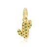 Perline Charm Oro Scintillante Pendenti Originali Europei Snake Fit Bracciale in Rame Collana Perline Per Gioielli Fai da Te Regalo Donna