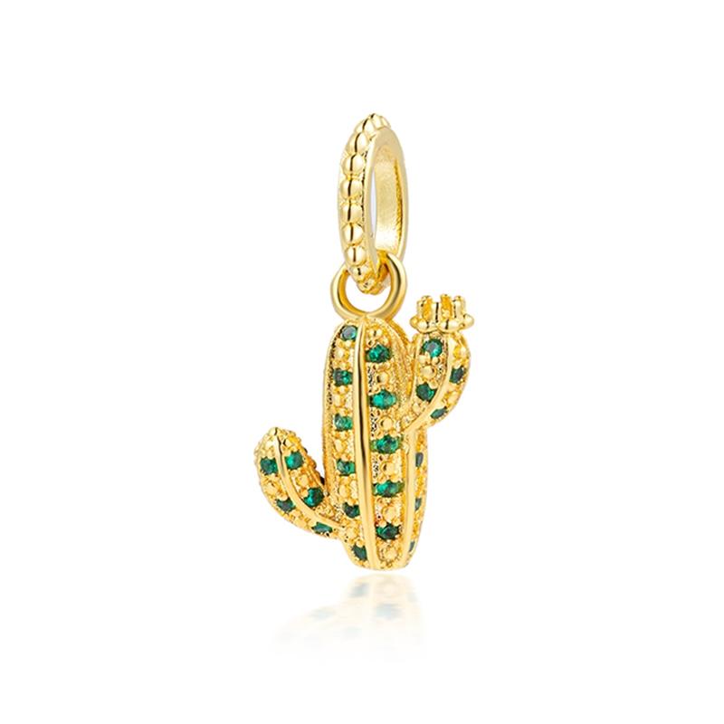 Perline Charm Oro Scintillante Pendenti Originali Europei Snake Fit Bracciale in Rame Collana Perline Per Gioielli Fai da Te Regalo Donna
