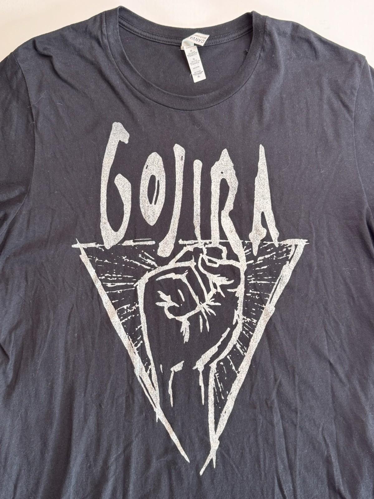 Gojira Men’s XL Black Heavy Metal Band Tee Short Sleeve Unisex T-Shirt S