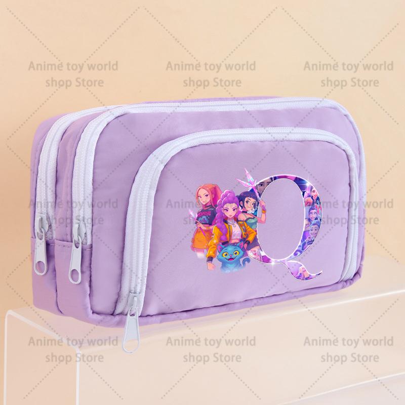 Kpop Dämonenjäger Federmäppchen Cartoon Kawaii Mädchen Stiftebox Stifthalter Tasche für Schüler Schulanfang Schreibwaren Geschenkartikel