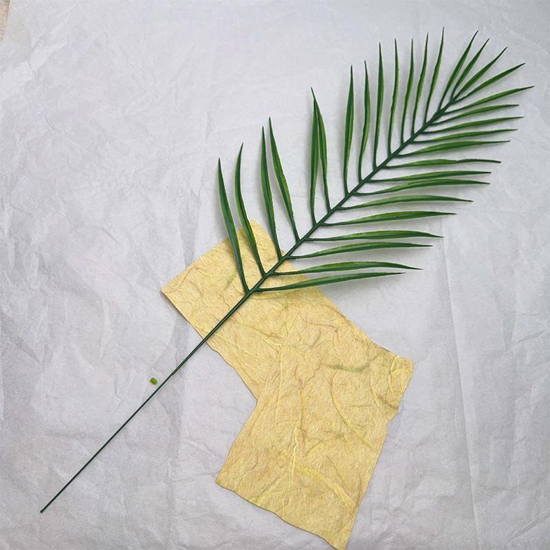 10Pcs Artificial Palm Tropical Leaves Monstera Leaves for Hawaiian Party Beach Table Wedding Baby Shower Birthday Decoration