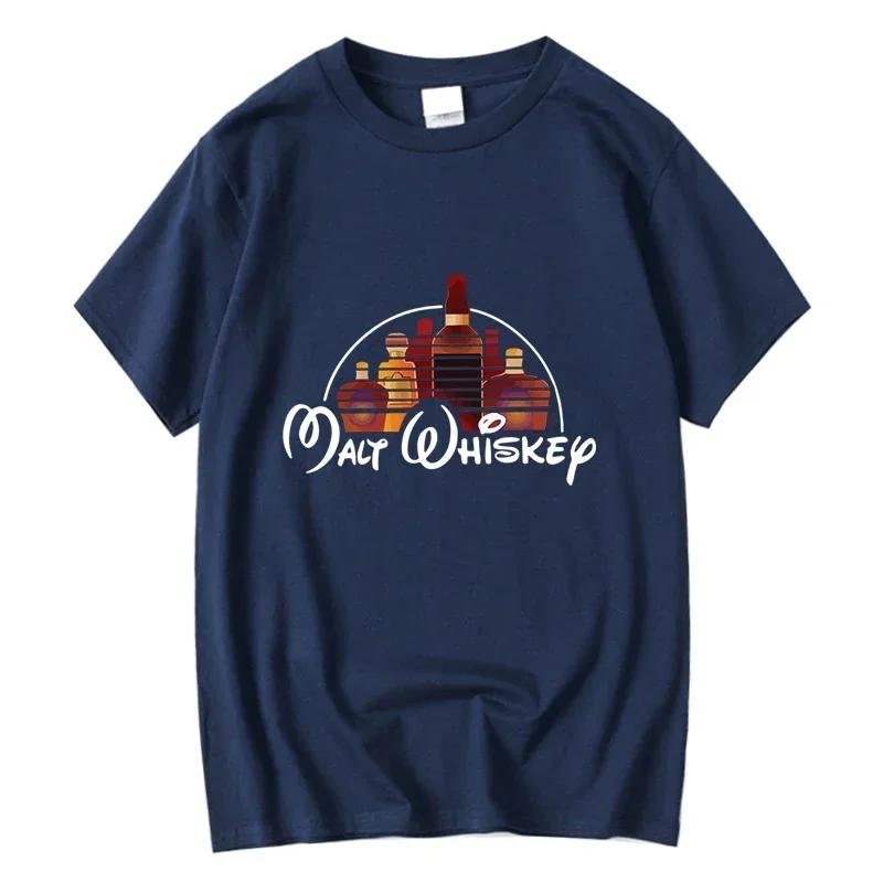 

Summer Mens Tshirt 100 Cotton Funny Malt Whiskey Print Summer Loose Oneck Cool T Shirt for Men Short Sleeve Tshirt Male Tee 4XL