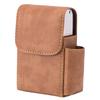 PU Leather Cigarettes Protective Bag Cigarettes Lighter Holder Pocket Case Cigarettes Storage Container for Smokers