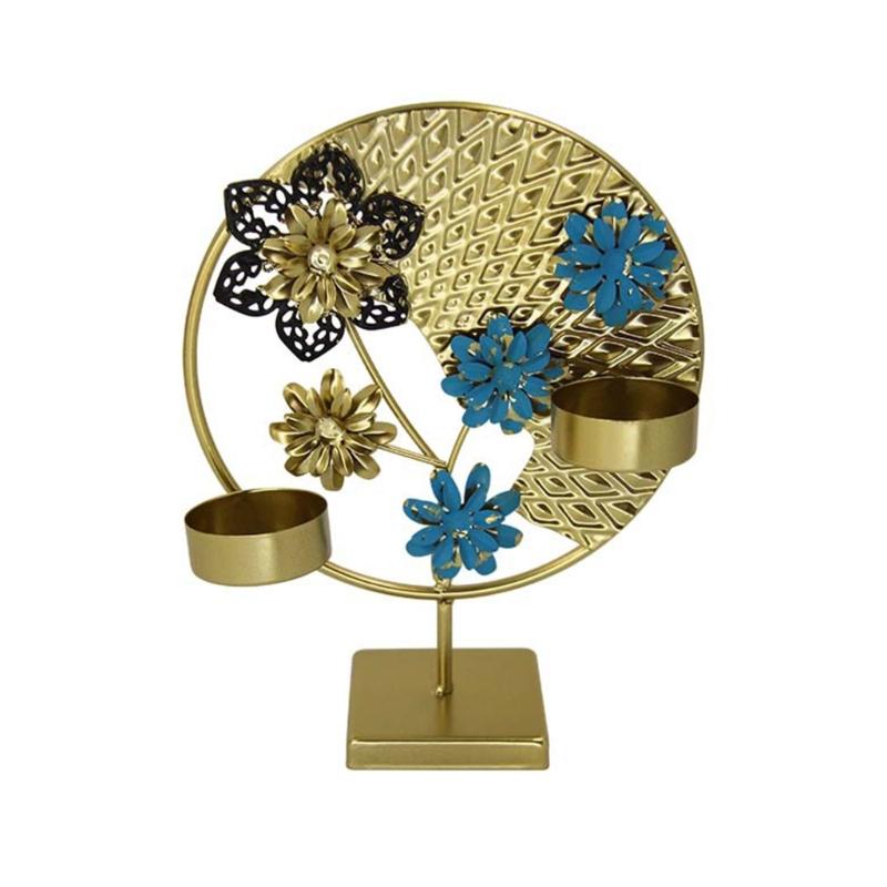 Iron Candle Holder Elegant Butterfly Candle Stand Candlestick Holder for Wedding Dining Tables Decorations