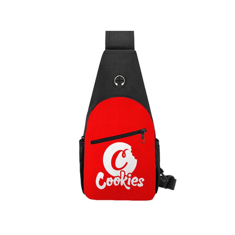 Cook Trend Men'S Breast Bag Fashion Casual Shoulder Bag Multifunctional Waterproof Messenger Bag