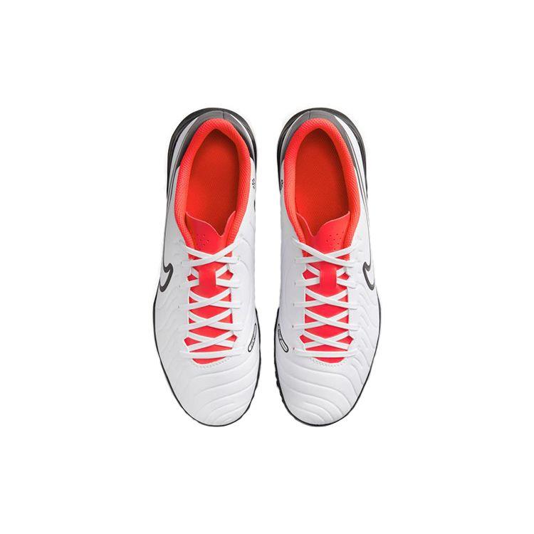 Nike Tiempo Legend 10 Round Toe Lace-Up Artificial Turf TF (Rubber Studs) Soccer Shoes Men Soccer Shoes White DV4345-100