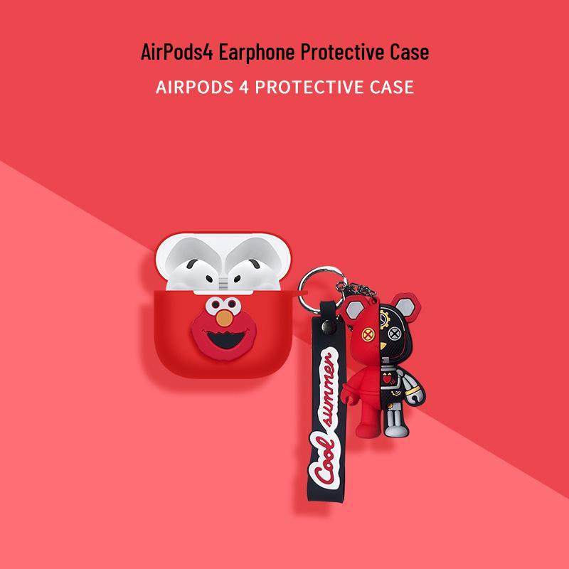 Compatible Soft Protective Case for AirPods Pro 2, AirPods 4, and AirPods 3 Earphones