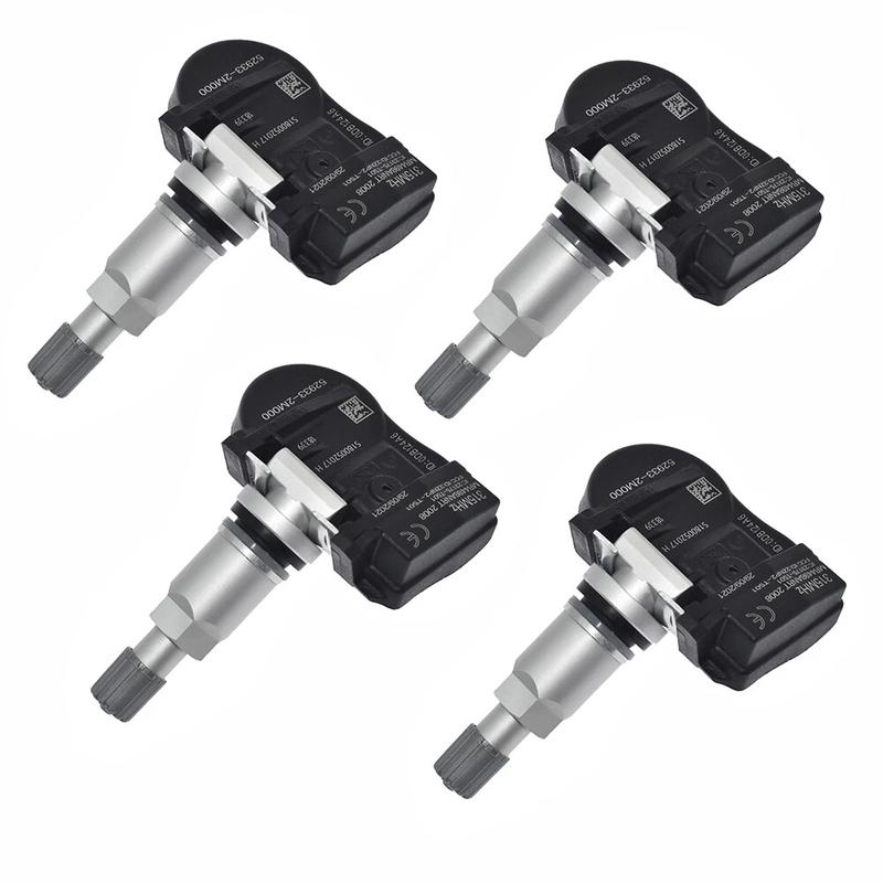 

4PCS 52933-2M000 TPMS TIRE PRESSURE SENSOR TPMS SENSOR 315MHz FOR 2013 2014 2015 2016 2017 HYUNDAI SANTA FE 529332M000