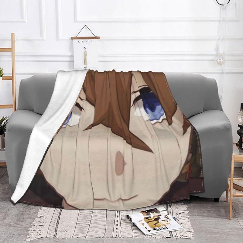 DIY Anime Custom Blanket Flannel Children Photos Autumn Breathable Warm Winter Throw Blanket for Bedding Travel Sofa Cove Cute