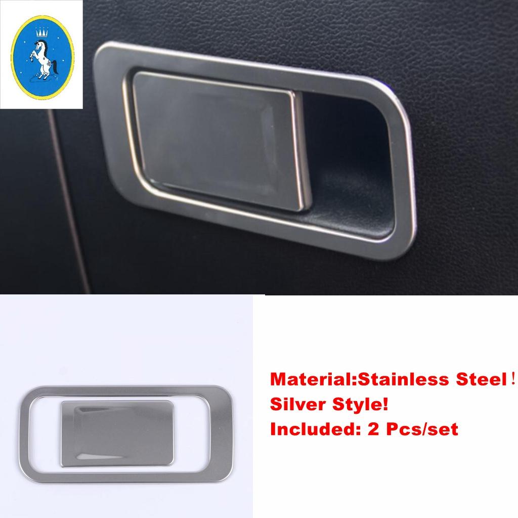 Stainless Steel Car Co-pilot Storage Glove Box Handle Stickers Accessories Cover Trim For VW Volkswagen Golf 8 MK8  - 2025