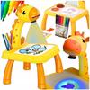 Projector for Learning Drawing Slides Markers Patterns Illuminated