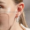 Orecchini - LUXENTER - Basem - Argentato - Diametro 20,5 mm - Larghezza 2,5 mm